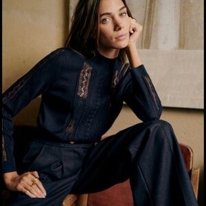Sezane Janis Jumper Marine. - Size S